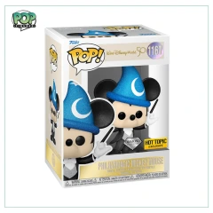 Funko Pop! Walt Disney World 50 - Philharmagic Mickey Mouse 1167 - Hot Topic Exclusive - Diamond Collection